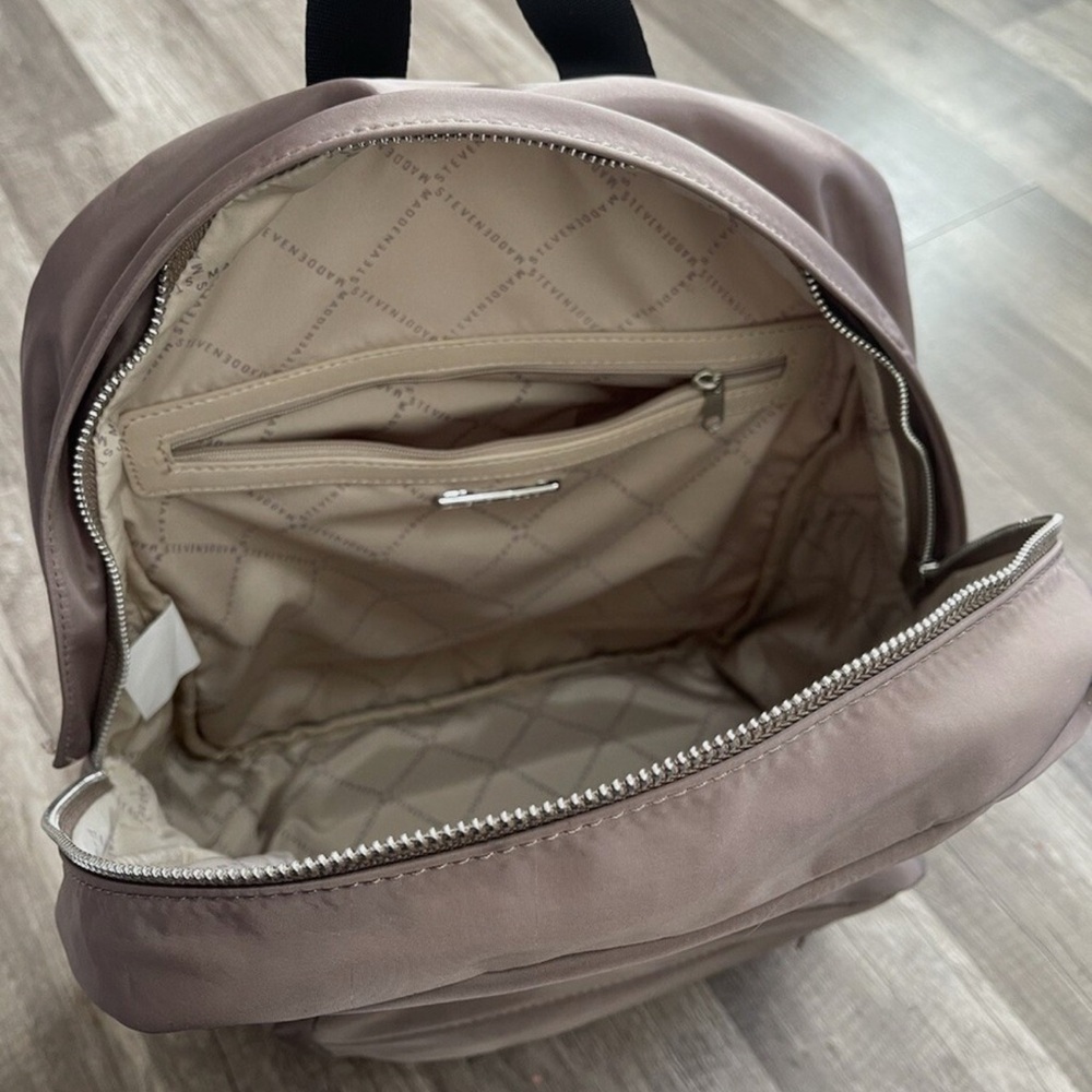 Steve Madden Tan Backpack Modern Design - Picture 9 of 10